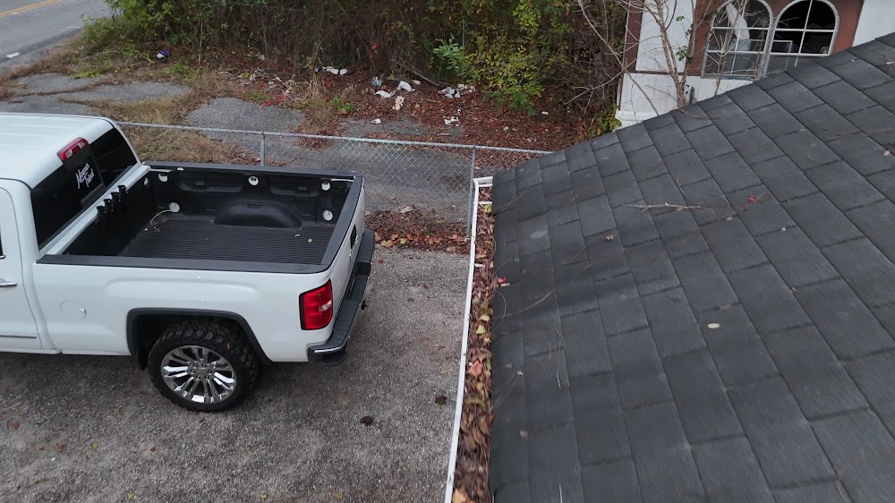 Skye Bright Cleaning on a gutter cleaning job in Martinsville VA